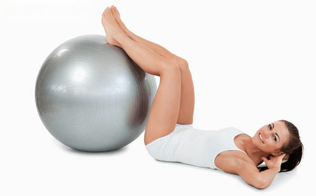 вежби со гимнастичка топка за проширени вени